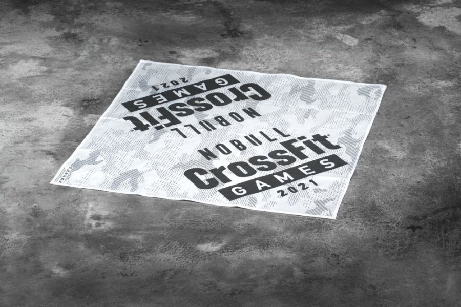 Bandana Nobull Crossfit Games® 2021 Bandana Homme Blanche Camouflage | J8L29KWJY