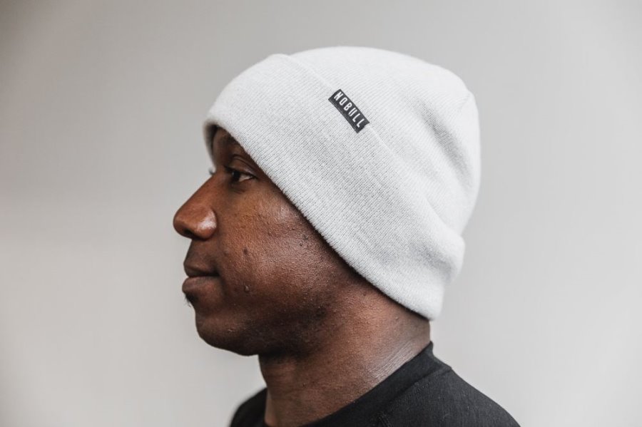 Bonnet Nobull Cuffed Beanie Homme Grise | 0VGIY1KLA