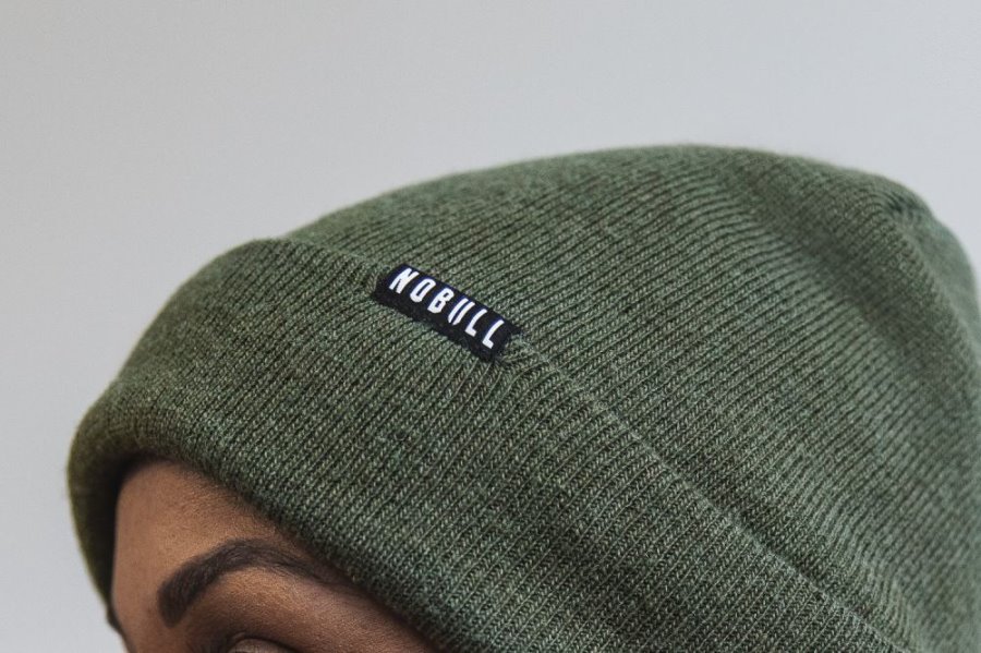 Bonnet Nobull Cuffed Beanie Homme Vert Olive | UKASG7BUE