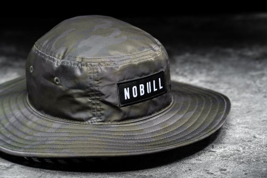 Chapeaux Nobull Boonie Hat Femme Vert Camouflage | LWTFK69JE