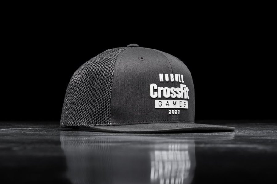 Chapeaux Nobull Crossfit Games® 2021 Plates-brim Trucker Femme Grise Foncé | NKOFNG3YW