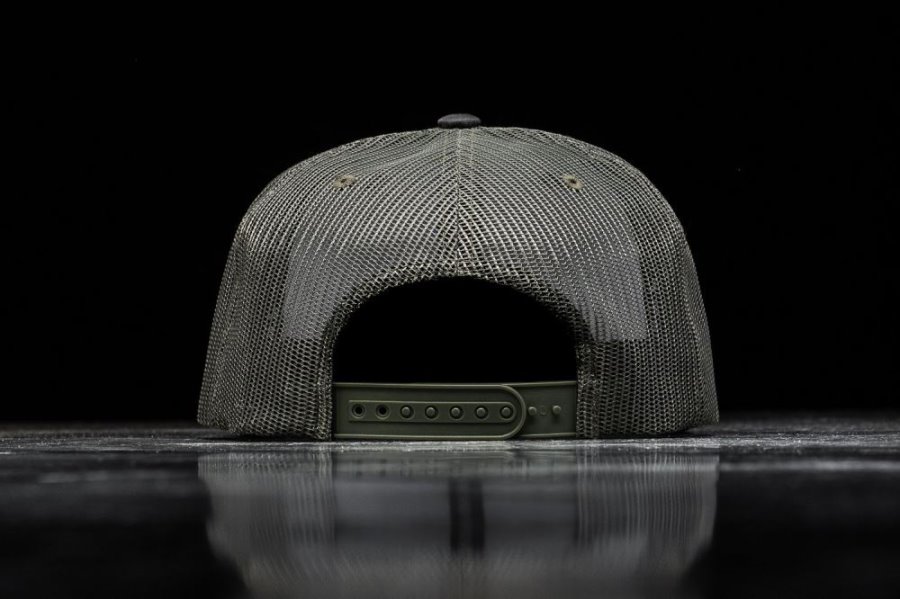 Chapeaux Nobull Crossfit Games® 2021 Plates-brim Trucker Homme Vert Camouflage | WPXAFSA8Y