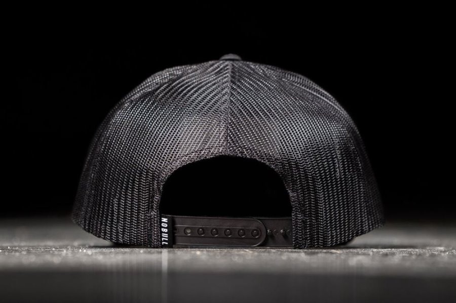 Chapeaux Nobull Curved-brim Trucker Homme Noir | 5H3MXPIOQ