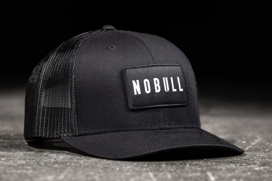 Chapeaux Nobull Curved-brim Trucker Homme Noir | 5H3MXPIOQ