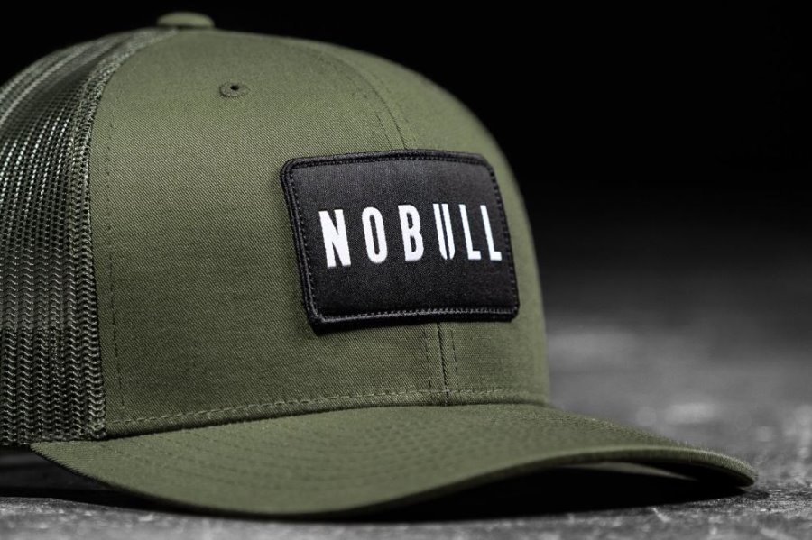 Chapeaux Nobull Curved-brim Trucker Homme Vert Olive | BH3PBCH1T