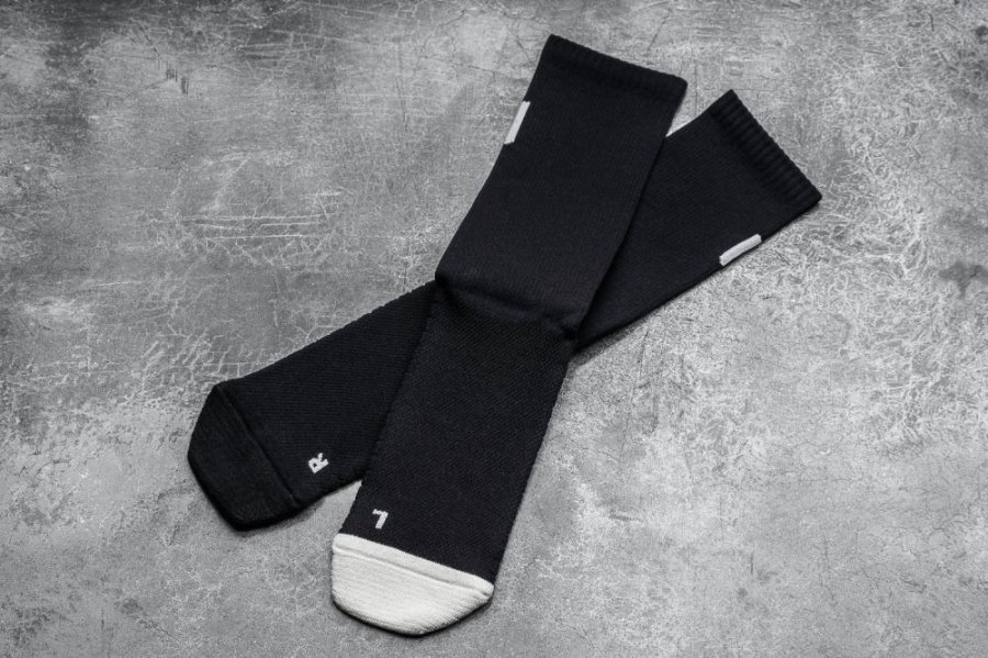 Chaussettes Nobull Crew Sock Femme Noir | DGNOAUZRA