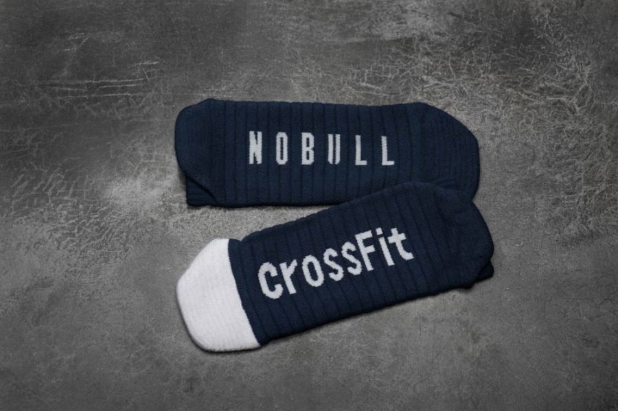 Chaussettes Nobull Crossfit® Low Sock Femme Bleu Marine Blanche | 7HDWBTKVT