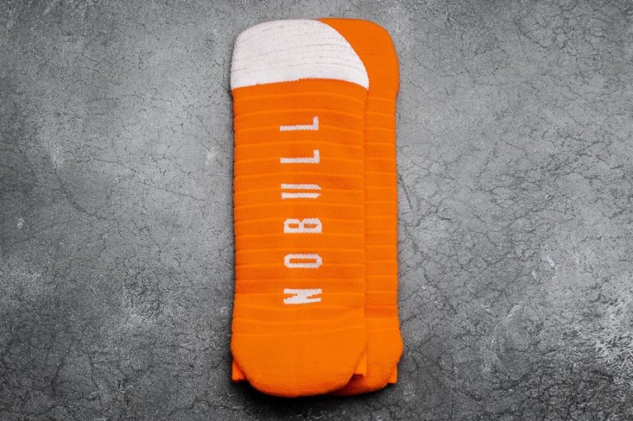 Chaussettes Nobull Low Sock (Neon) Homme Orange Blanche | 2T805D7LW