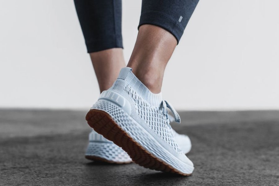 Chaussures Running Nobull Knit Runner Femme Bleu | M8L7YMZMZ