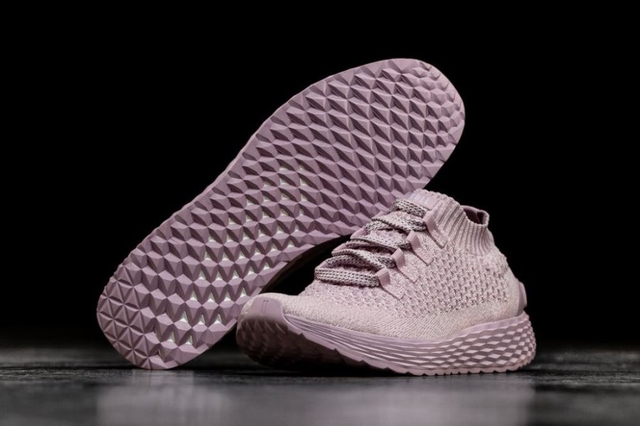 Chaussures Running Nobull Knit Runner Femme Violette | R92WB17LM