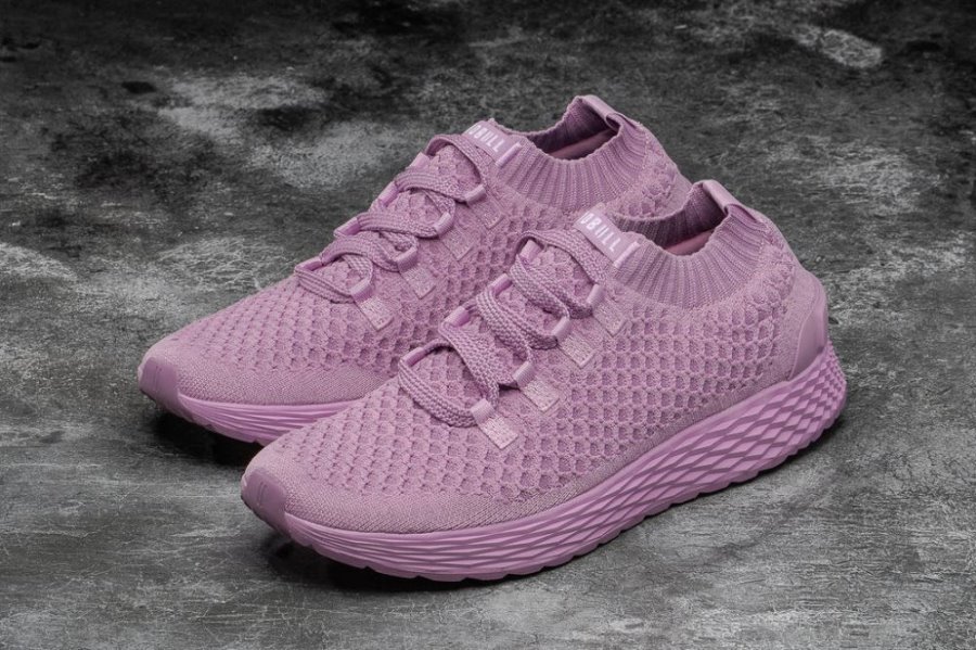 Chaussures Running Nobull Knit Runner Femme Violette | TLFK7Y3WJ