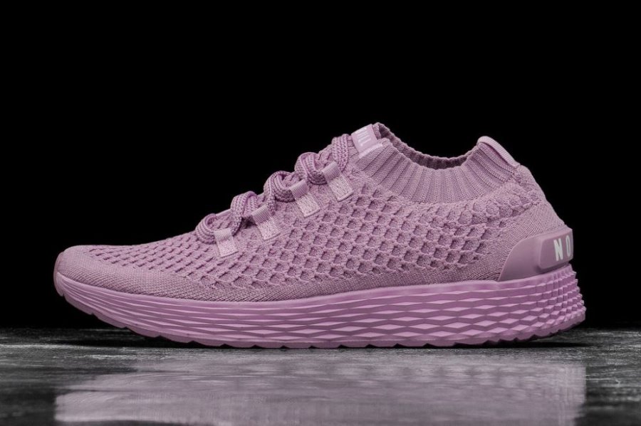 Chaussures Running Nobull Knit Runner Femme Violette | TLFK7Y3WJ