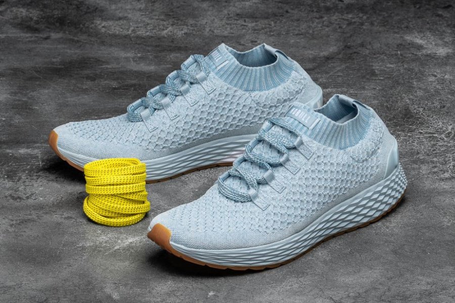 Chaussures Running Nobull Knit Runner Homme Bleu | DJWNWQ4PE