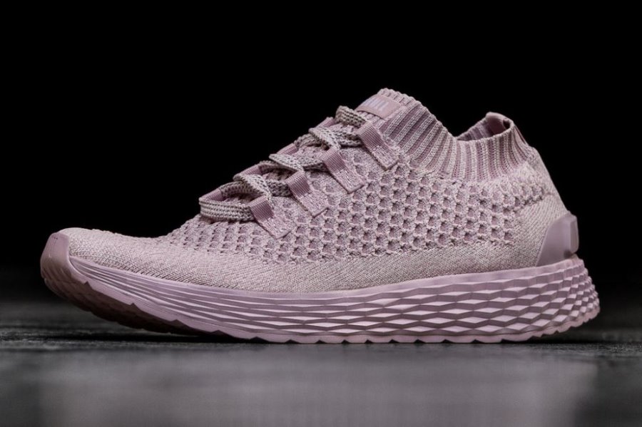 Chaussures Running Nobull Knit Runner Homme Violette | IEP9CQPTR