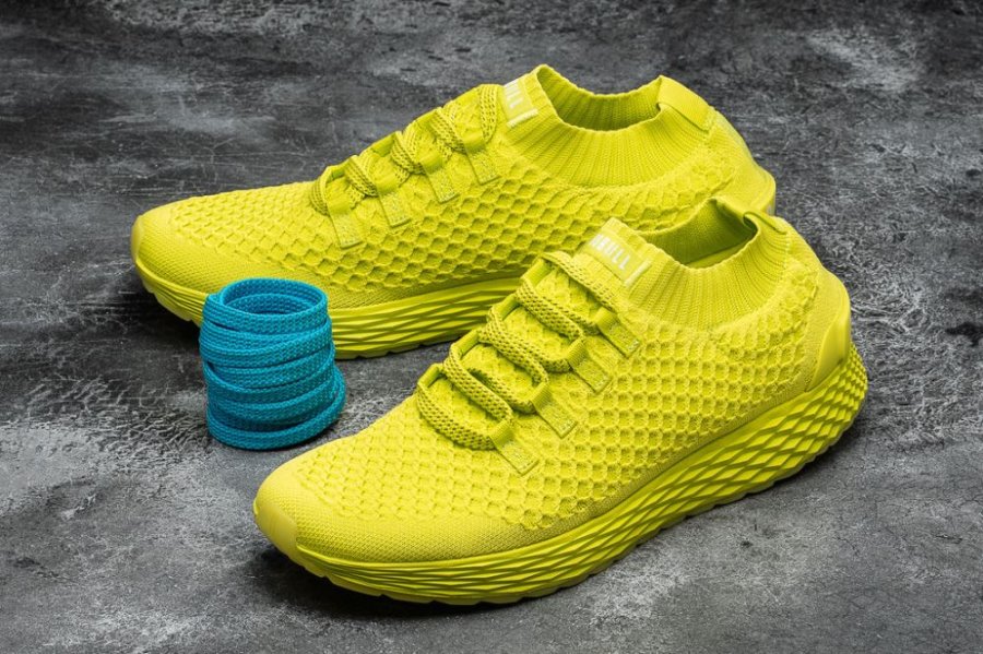 Chaussures Running Nobull Knit Runner Homme Vert Clair | SGAWKRFF1