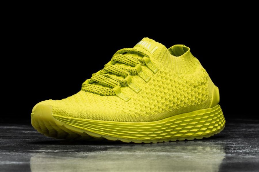 Chaussures Running Nobull Knit Runner Homme Vert Clair | SGAWKRFF1