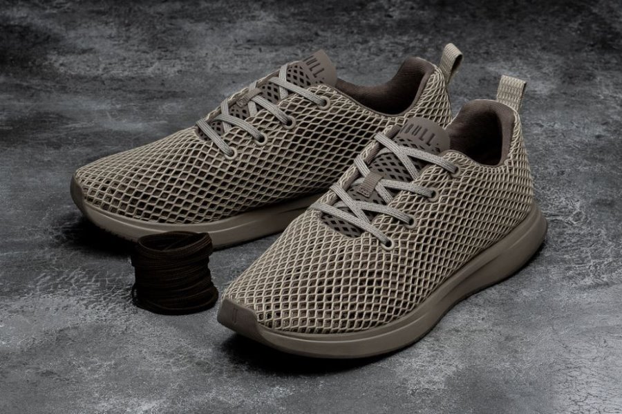 Chaussures Running Nobull Mesh Runner Femme Vert Olive | EV3GSEMVO