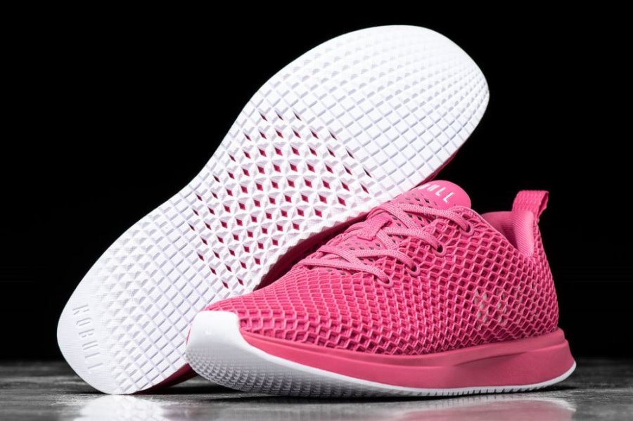 Chaussures Running Nobull Mesh Runner Femme Fushia | N1VIH7YKY