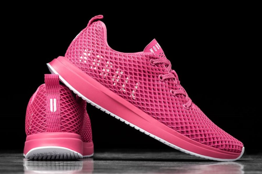 Chaussures Running Nobull Mesh Runner Femme Fushia | N1VIH7YKY