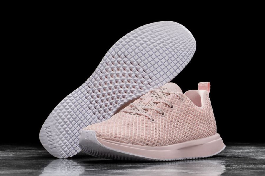 Chaussures Running Nobull Mesh Runner Femme Rose | TW2HS3TI1