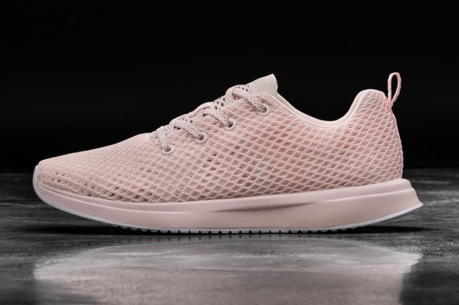 Chaussures Running Nobull Mesh Runner Femme Rose | TW2HS3TI1