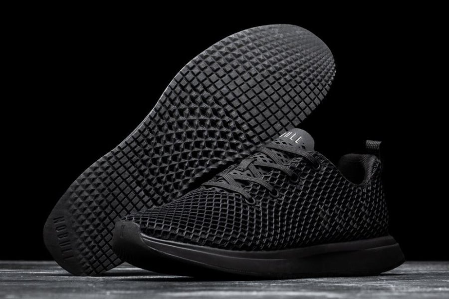 Chaussures Running Nobull Mesh Runner Homme Noir | 5YMC384XC