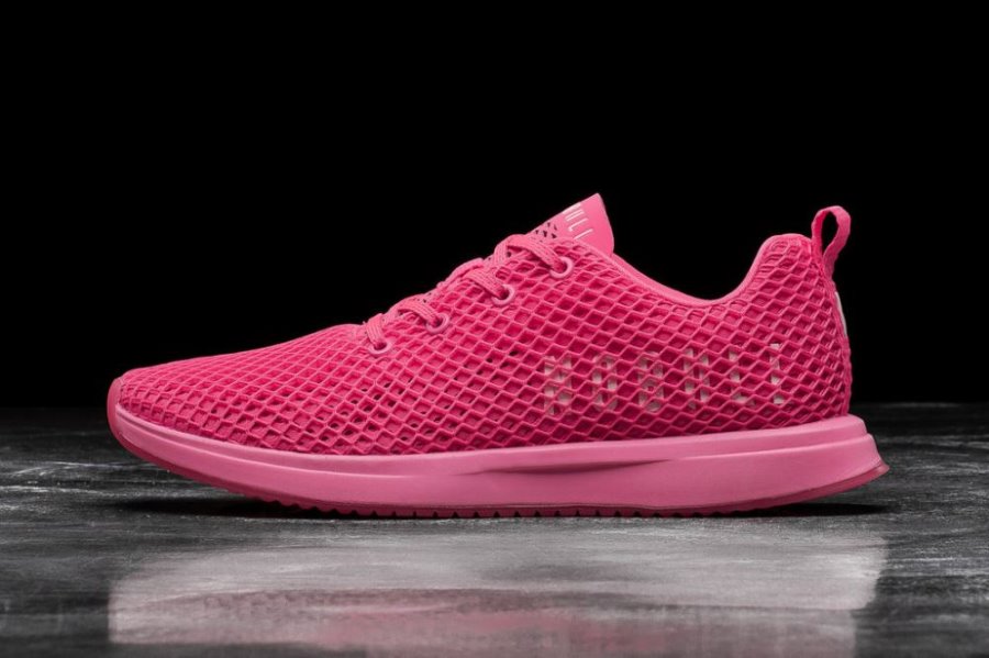 Chaussures Running Nobull Mesh Runner Homme Rose | NA7W62YKL