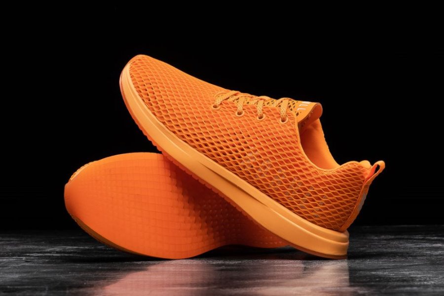 Chaussures Running Nobull Mesh Runner Homme Orange | QLK3YYK6F