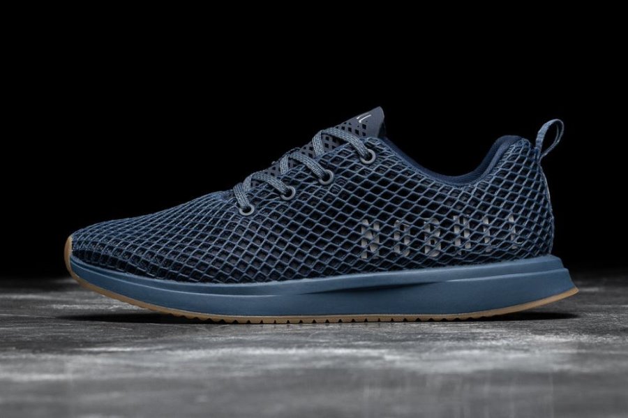 Chaussures Running Nobull Mesh Runner Homme Bleu Marine | ZH7YST9HQ