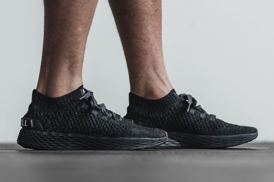 Chaussures Running Nobull Reflective Knit Runner Homme Noir | NV5DN6LOG