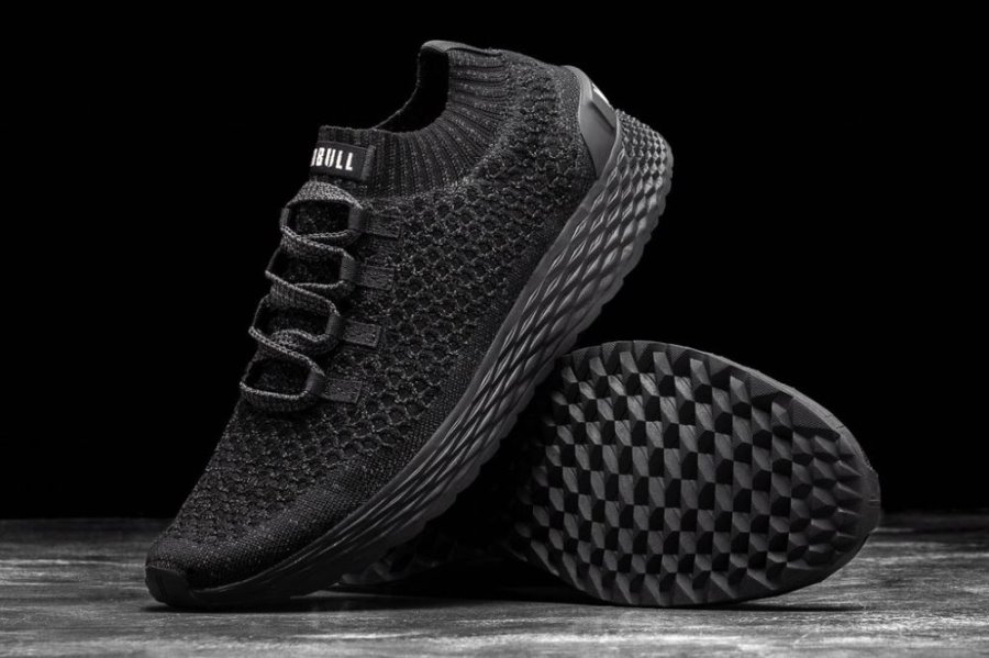 Chaussures Running Nobull Reflective Knit Runner Homme Noir | NV5DN6LOG