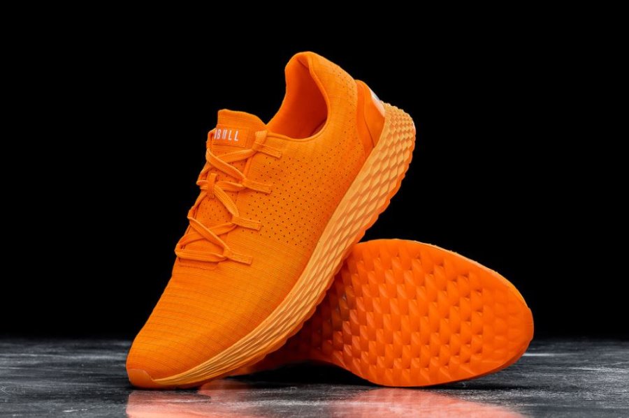 Chaussures Running Nobull Ripstop Runner Homme Orange | 2CKDCQ82F