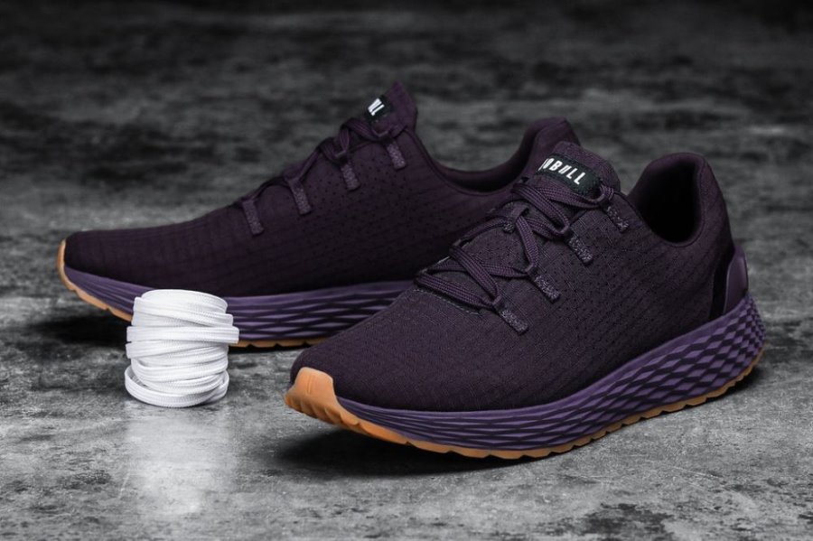 Chaussures Running Nobull Ripstop Runner Homme Violette | Z73U616QM