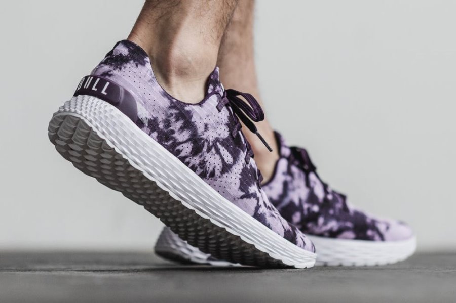 Chaussures Running Nobull Tie-dye Ripstop Runner Homme Violette | OR478QLVR