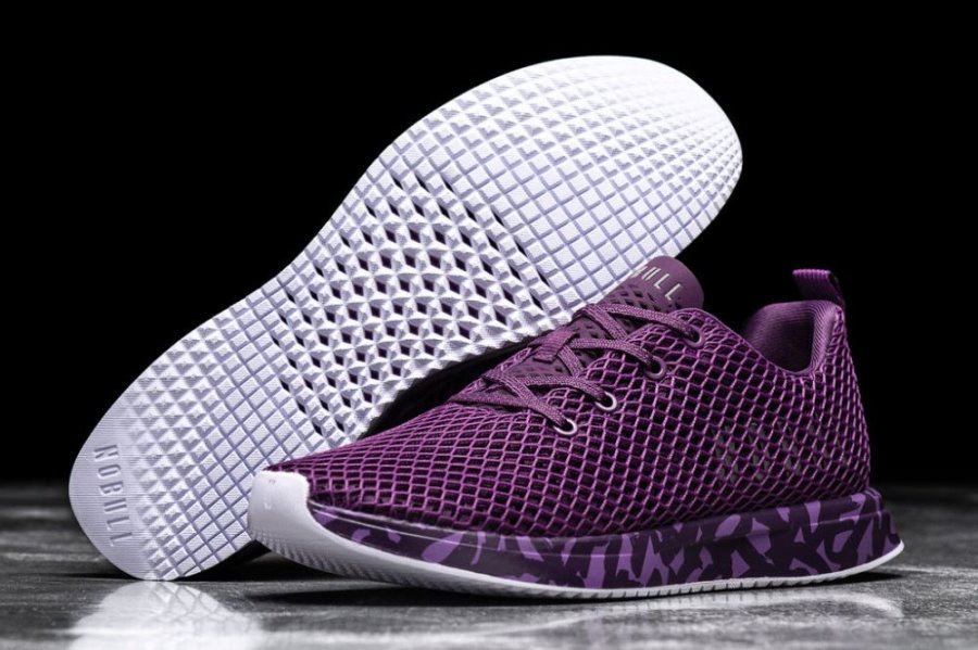 Chaussures Running Nobull Toomey Mesh Runner Homme Violette Foncé | XHODU7NP1