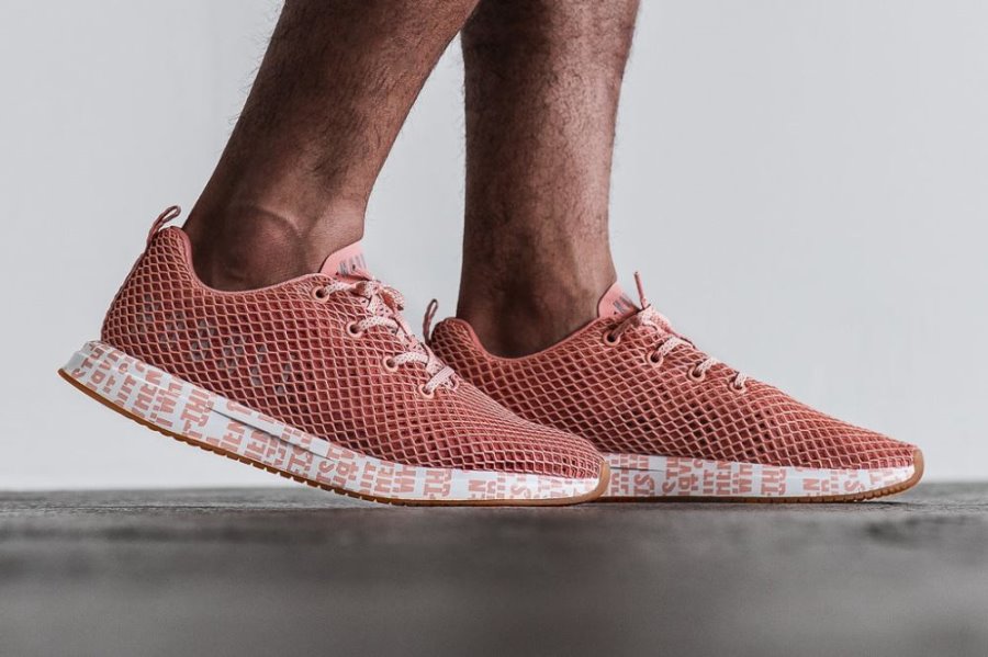 Chaussures Running Nobull Wells Mesh Runner Homme Corail | HGZ0L4ZQZ