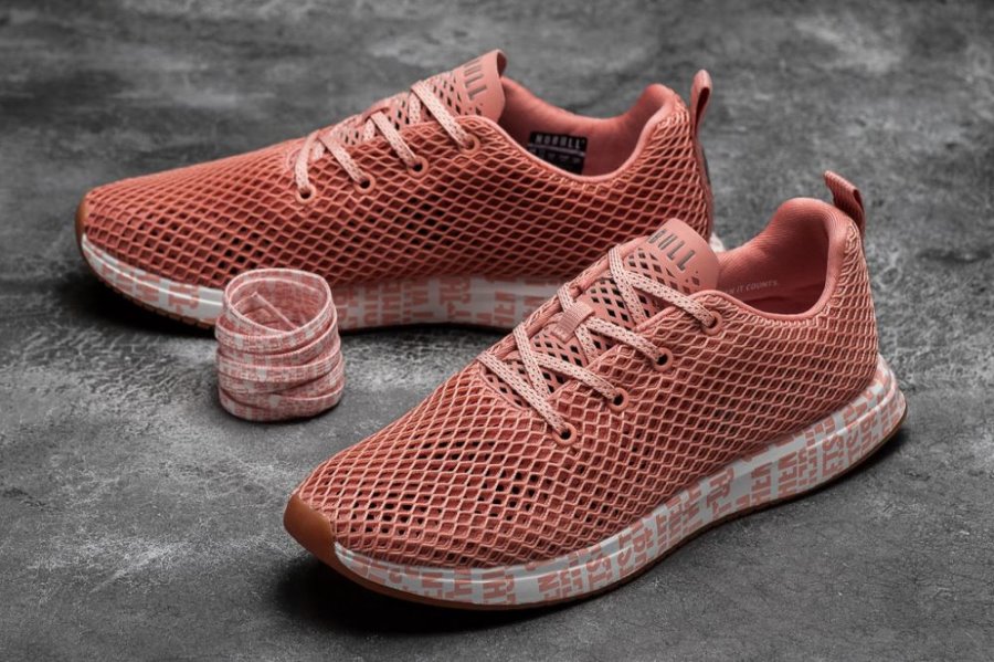 Chaussures Running Nobull Wells Mesh Runner Homme Corail | HGZ0L4ZQZ