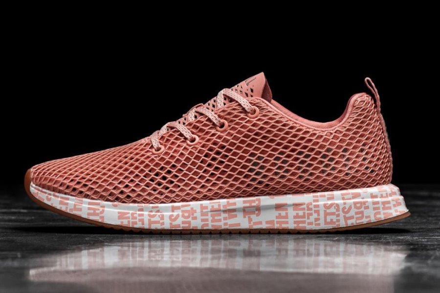 Chaussures Running Nobull Wells Mesh Runner Homme Corail | HGZ0L4ZQZ