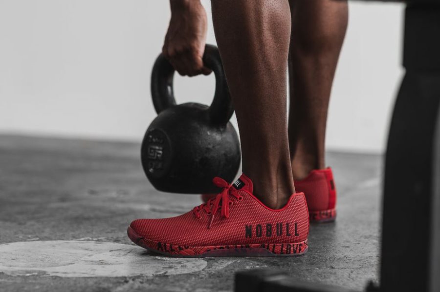 Chaussures de Sport Nobull All Love Ruby Trainer Homme Rouge | 42X3LQALU