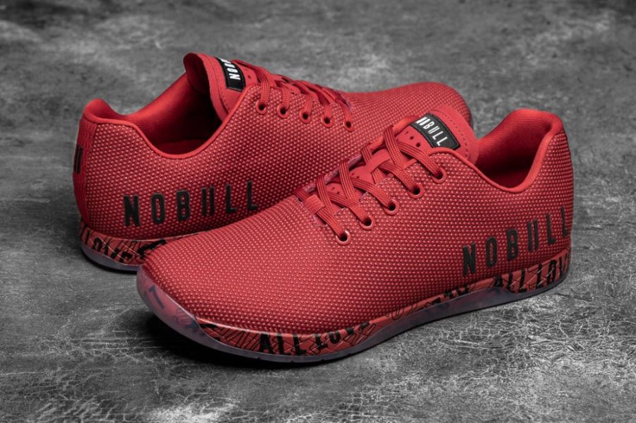 Chaussures de Sport Nobull All Love Ruby Trainer Homme Rouge | 42X3LQALU