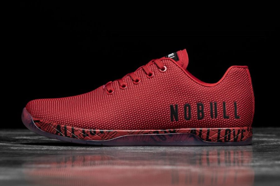 Chaussures de Sport Nobull All Love Ruby Trainer Homme Rouge | 42X3LQALU