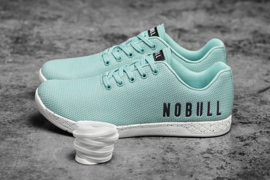 Chaussures de Sport Nobull Aqua Speckle Trainer Homme Turquoise Clair | 87AD24BMU