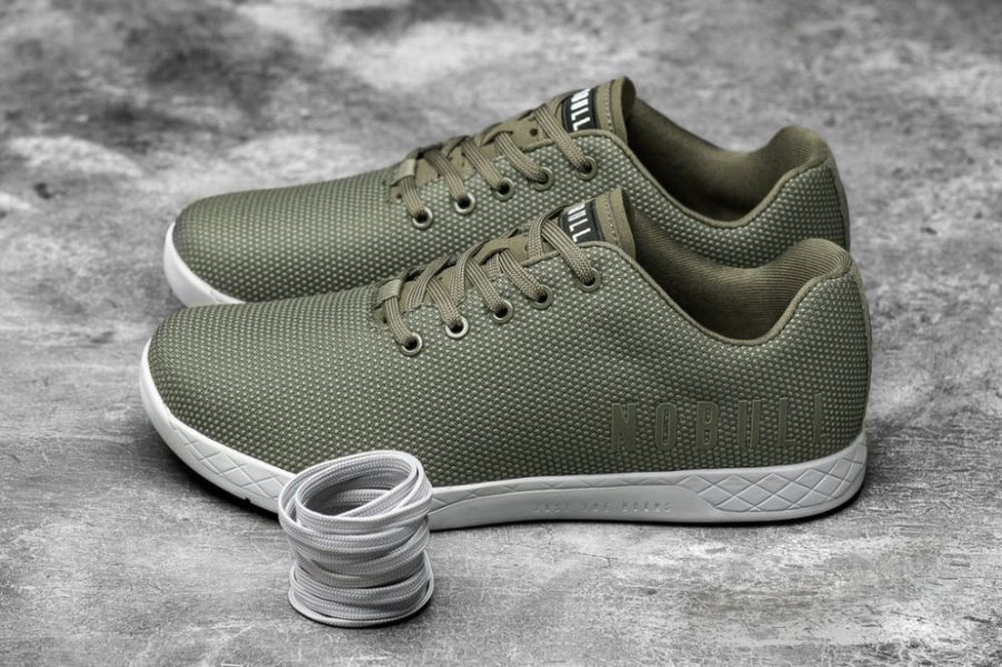 Chaussures de Sport Nobull Arctic Trainer Homme Vert Olive | NCUPJ4YD9