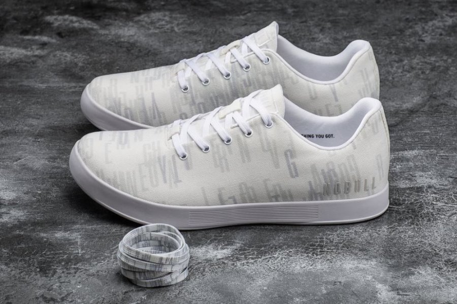 Chaussures de Sport Nobull Davidsdottir Tela Trainer Homme Blanche | 3ASBGGLHH