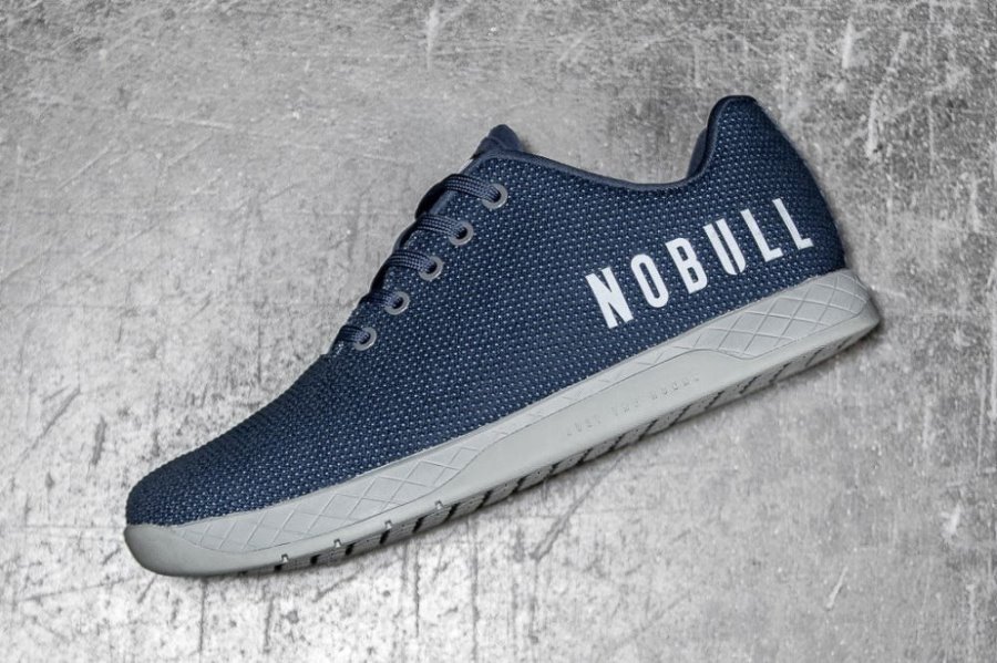 Chaussures de Sport Nobull Denim Trainer Homme Bleu Foncé | 9NI6KIPRS