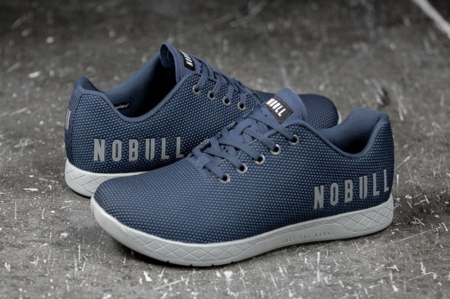 Chaussures de Sport Nobull Denim Trainer Homme Bleu Foncé | 9NI6KIPRS