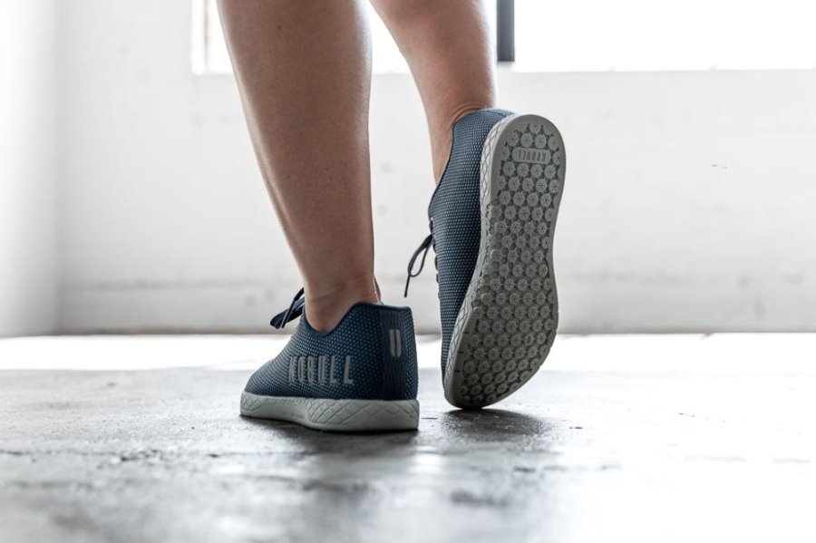 Chaussures de Sport Nobull Denim Trainer Femme Bleu Foncé | SXPB7RVMY