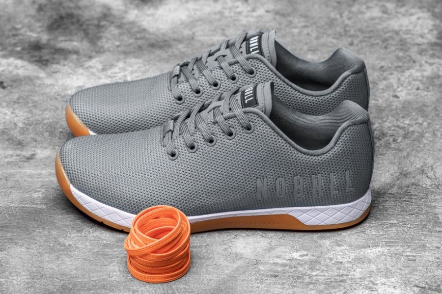 Chaussures de Sport Nobull Gum Trainer Homme Grise Foncé Blanche | LTXA92XXN