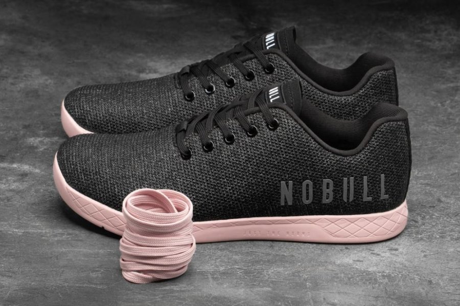 Chaussures de Sport Nobull Heather Trainer Femme Noir Rose | UOJE5XOV0