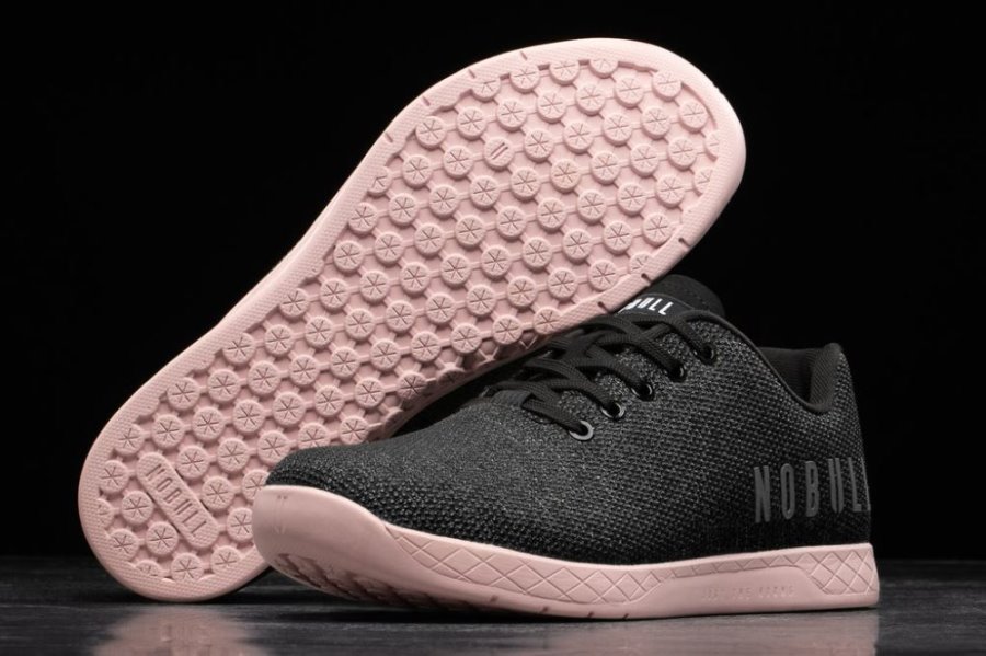 Chaussures de Sport Nobull Heather Trainer Femme Noir Rose | UOJE5XOV0